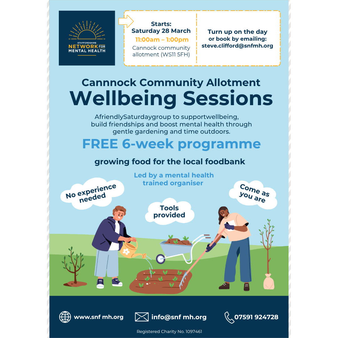 Cannock Community Allotment Wellbeing Sessions photo