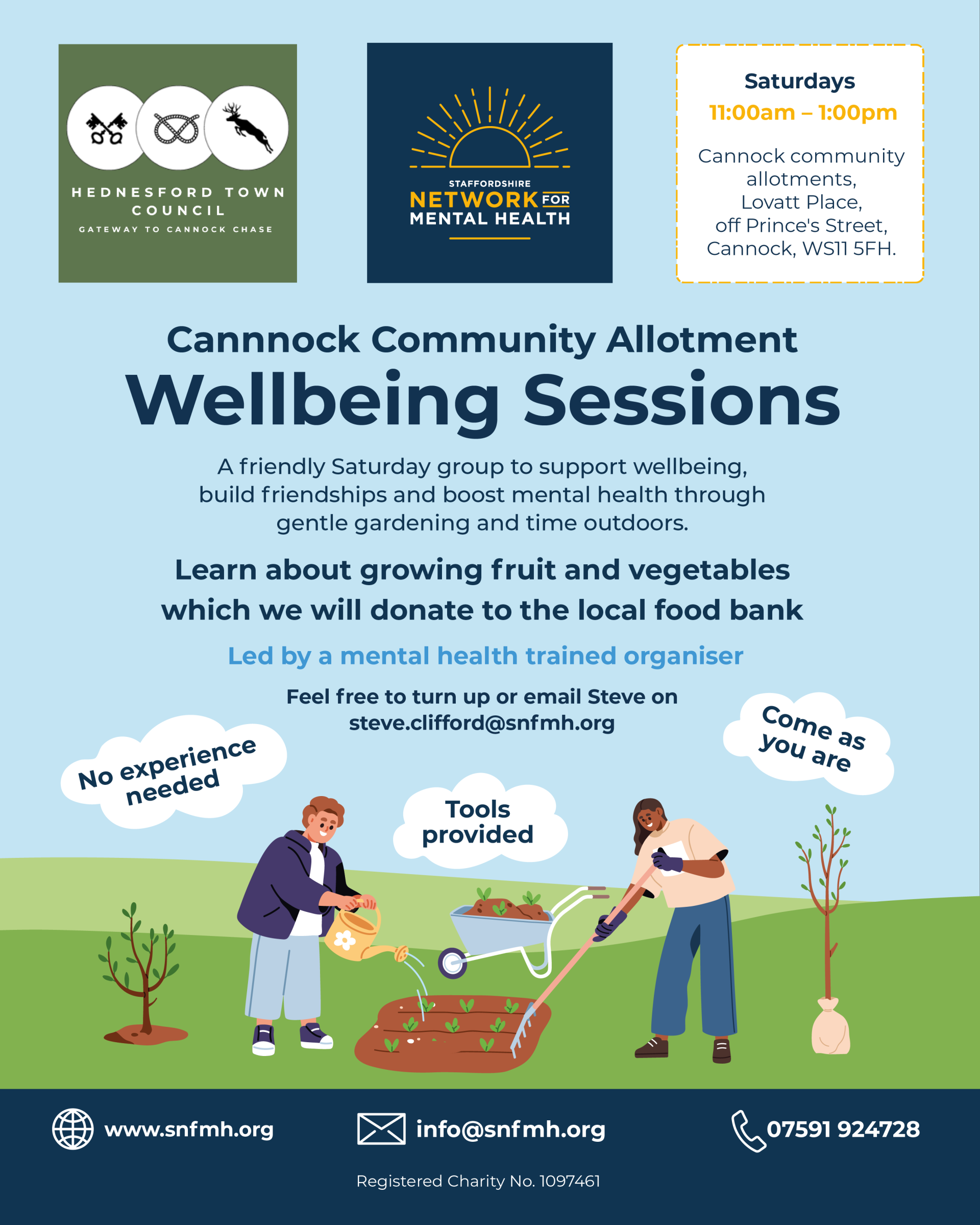 Cannock Community Allotment Wellbeing Sessions photo